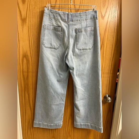 The Colette Crop High-Rise Wide-Leg Jeans by Maeve - Picture 7 of 13